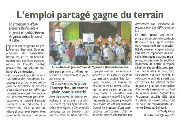 On parle de nous !